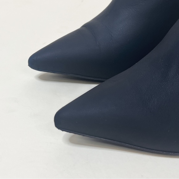 LANVIN BLACK POINTED TOE STILETTO BOOTIE - Picture 7 of 14